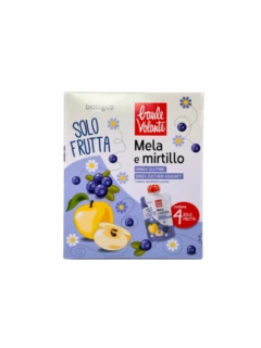 SOLO FRUTTA E MELA MIRTILLO 4X100GR