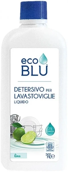 Detersivo per lavastoviglie liquido lime 500ml ecoBLU