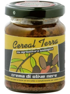 Crema di olive nere cereal terra
